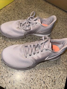 Nike Light Mauve Lace-Up Women's Athletic Sneakers